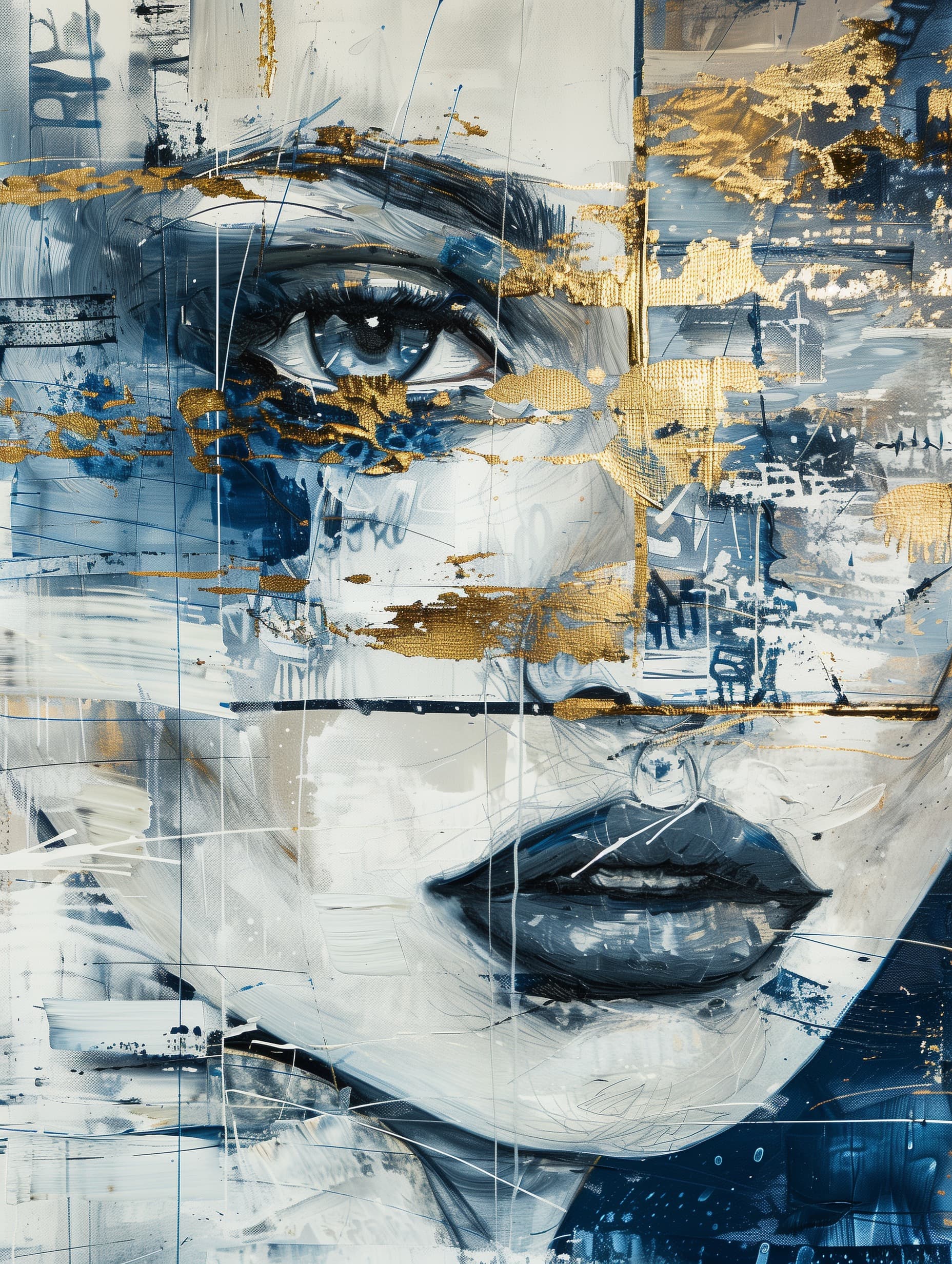 Blue and gold